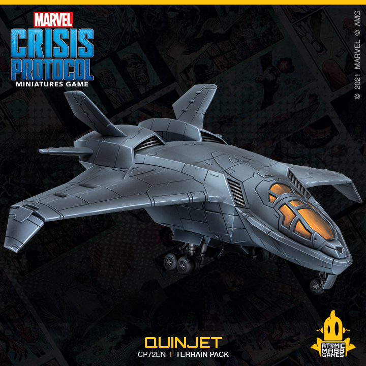 Marvel Crisis Protocol Miniatures Game Quinjet Terrain Pack