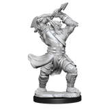 Critical Role Unpainted Miniatures Bugbear Fighter Male