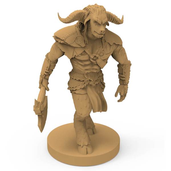 Dwellings of Eldervale Minotaur Miniature