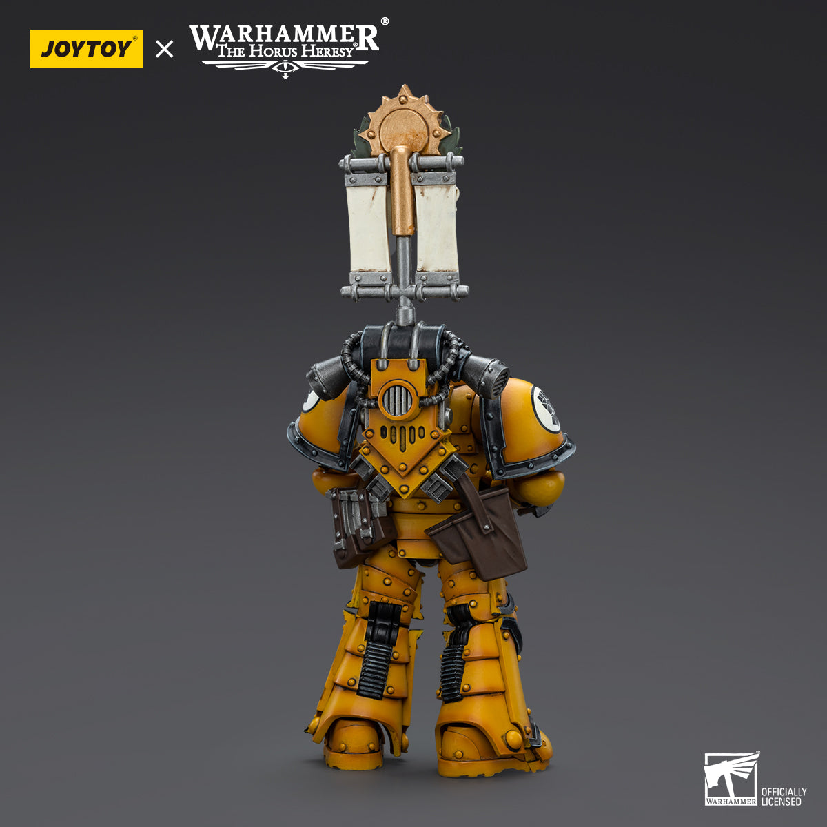 Warhammer Collectibles: 1/18 Scale Imperial Fists Legion MkIII Tactical Squad Sgt with Power Sword