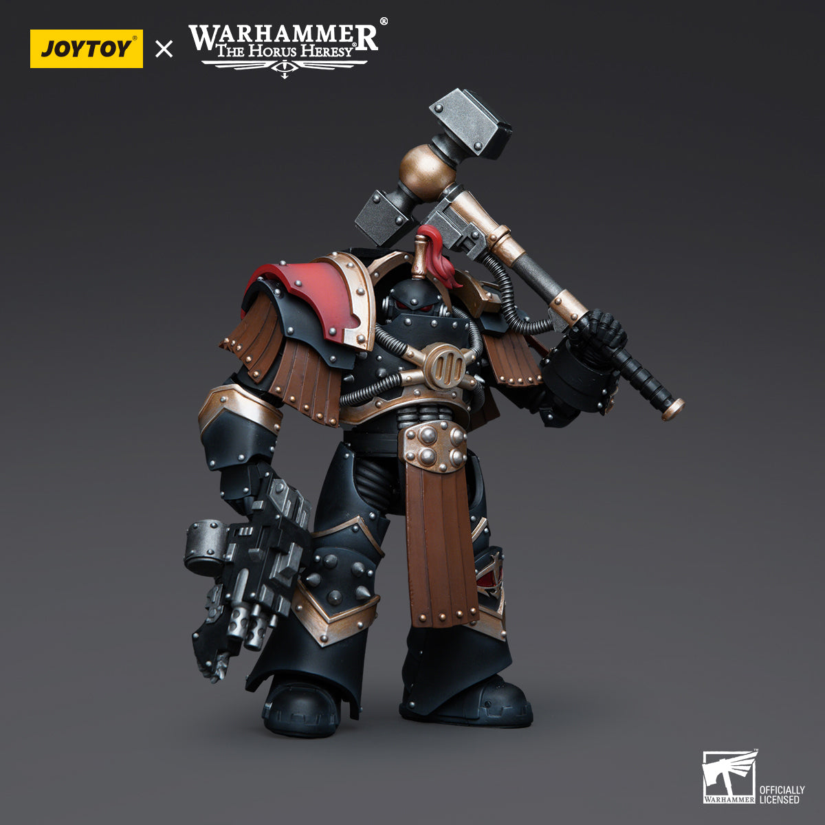 Warhammer Collectibles: 1/18 Scale Sons of Horus Justaerin Terminator Squad Justaerin Thundr Hammer