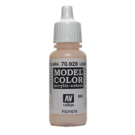 Vallejo Model Colour - Light Flesh 17 ml Old Formulation