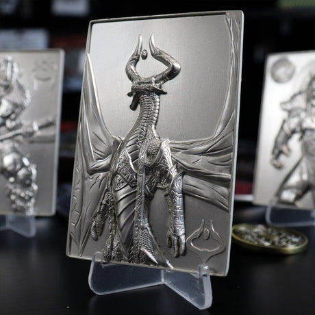 Magic the Gathering Limited Edition Silver Plated Nicol Bolas Metal Collectible