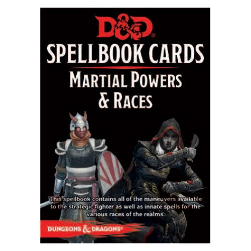 D&D: Spellbook Cards – Martial Powers & Races Deck