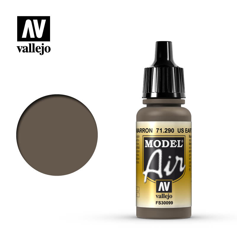 Vallejo Model Air - US Earth Brown 17 ml