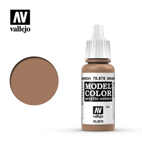 Vallejo Model Colour - Brown Sand 17 ml Old Formulation