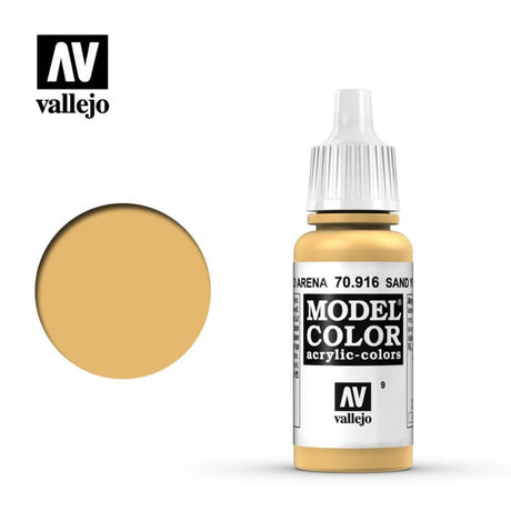 Vallejo Model Colour - Sand Yellow 17 ml Old Formulation