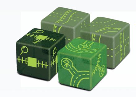 Railroad Ink - Challenge Dice - Expansion Eldritch Pack