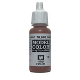 Vallejo Model Colour - Saddle Brown 17 ml Old Formulation