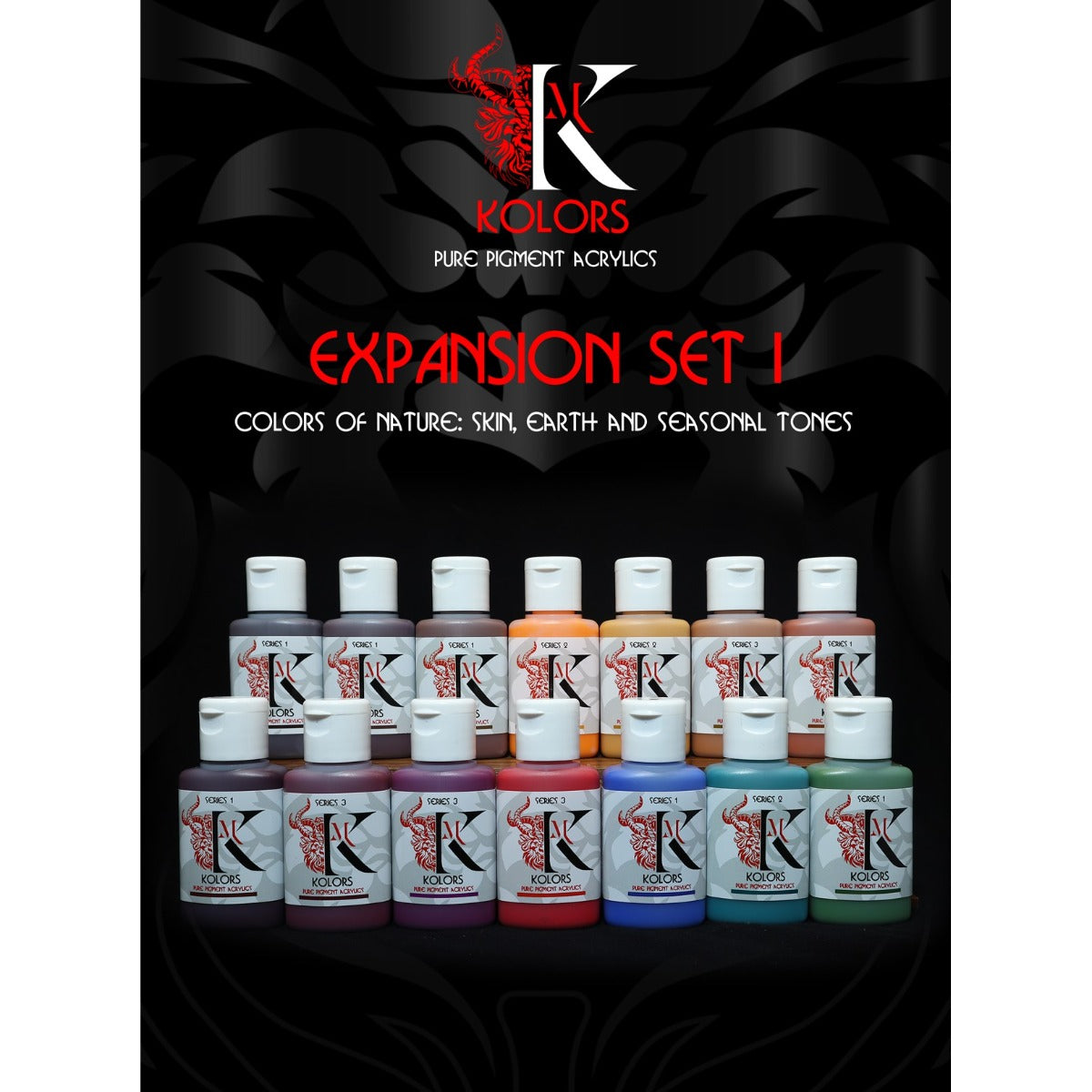 Kimera Kolors Pure Pigments Expansion Set: Colors of Nature