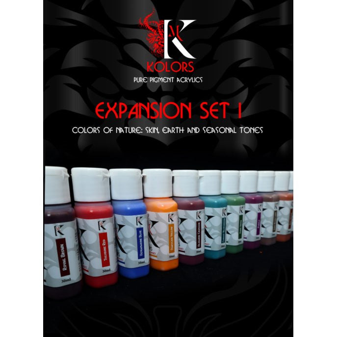 Kimera Kolors Pure Pigments Expansion Set: Colors of Nature