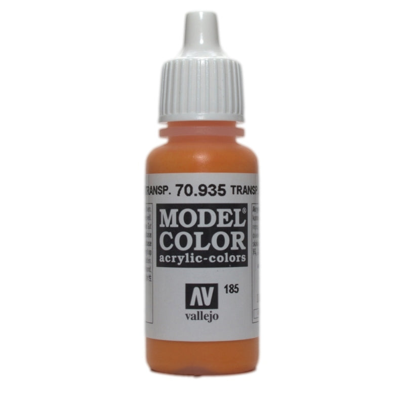 Vallejo Model Colour - Transparent Orange 17 ml Old Formulation