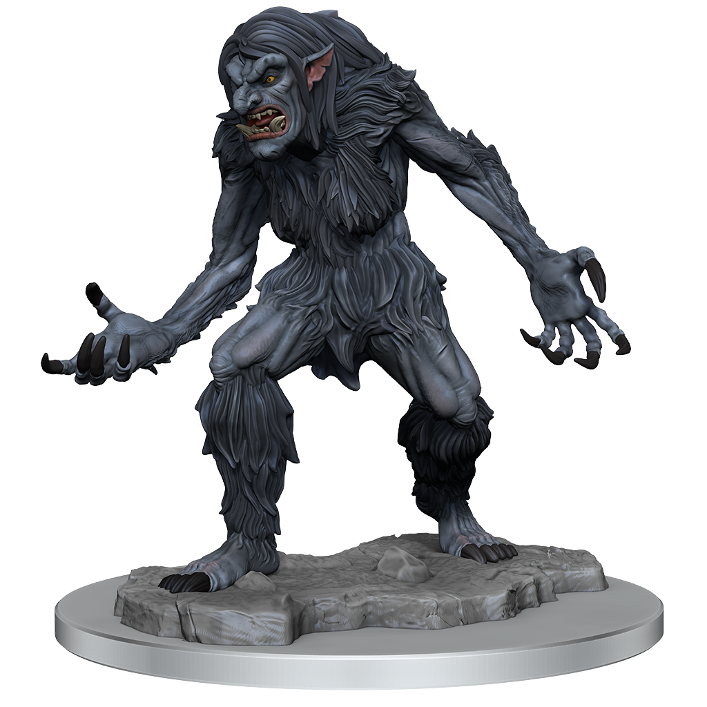 D&D Nolzurs Marvelous Unpainted Miniatures Ice Troll Paint Night Kit