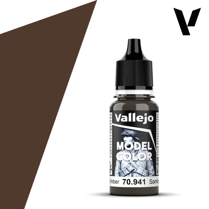 Vallejo Model Colour - Burnt Umber 17 ml Old Formulation