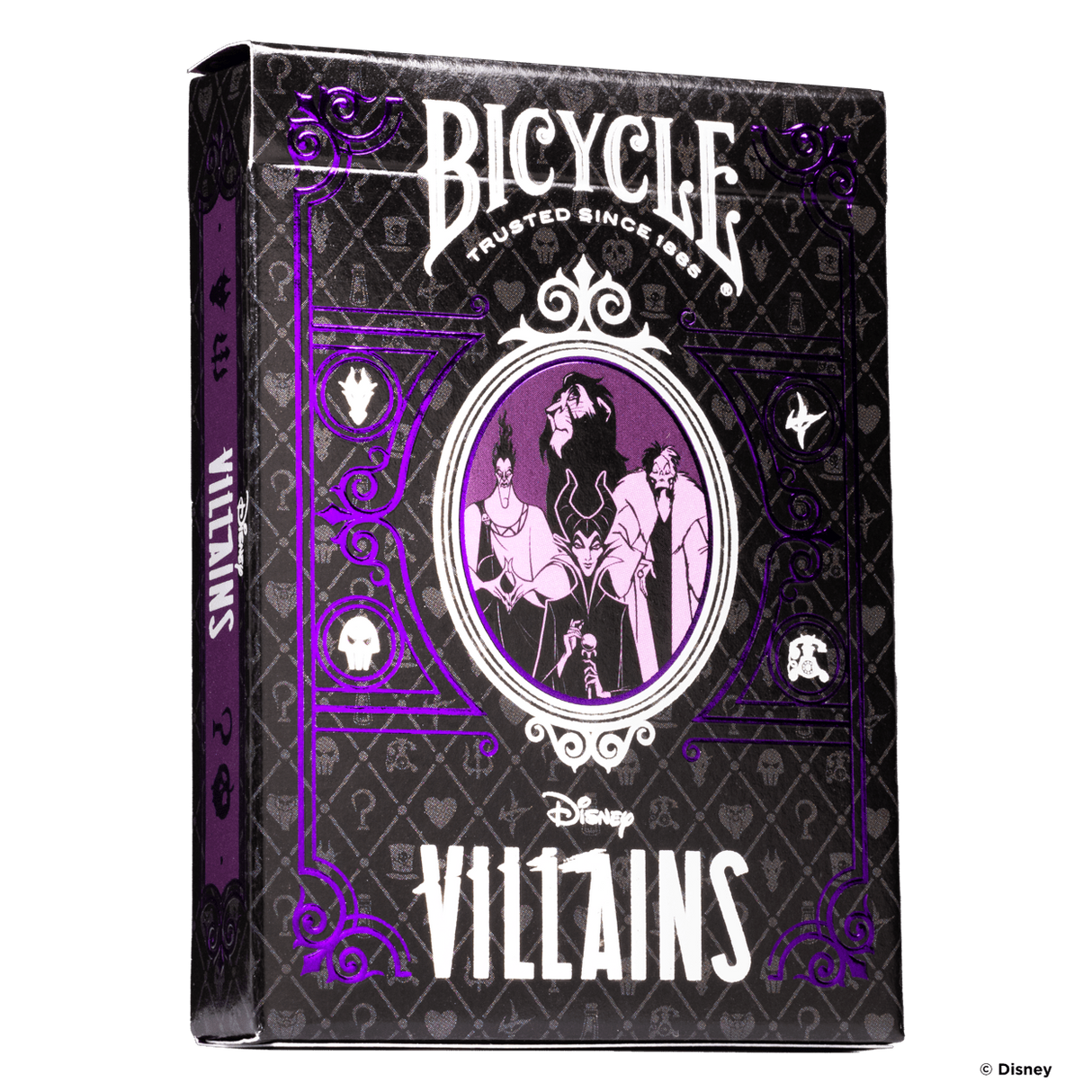 Bicycle Disney Villains Green/Purple Mix Playing Cards Display (6)