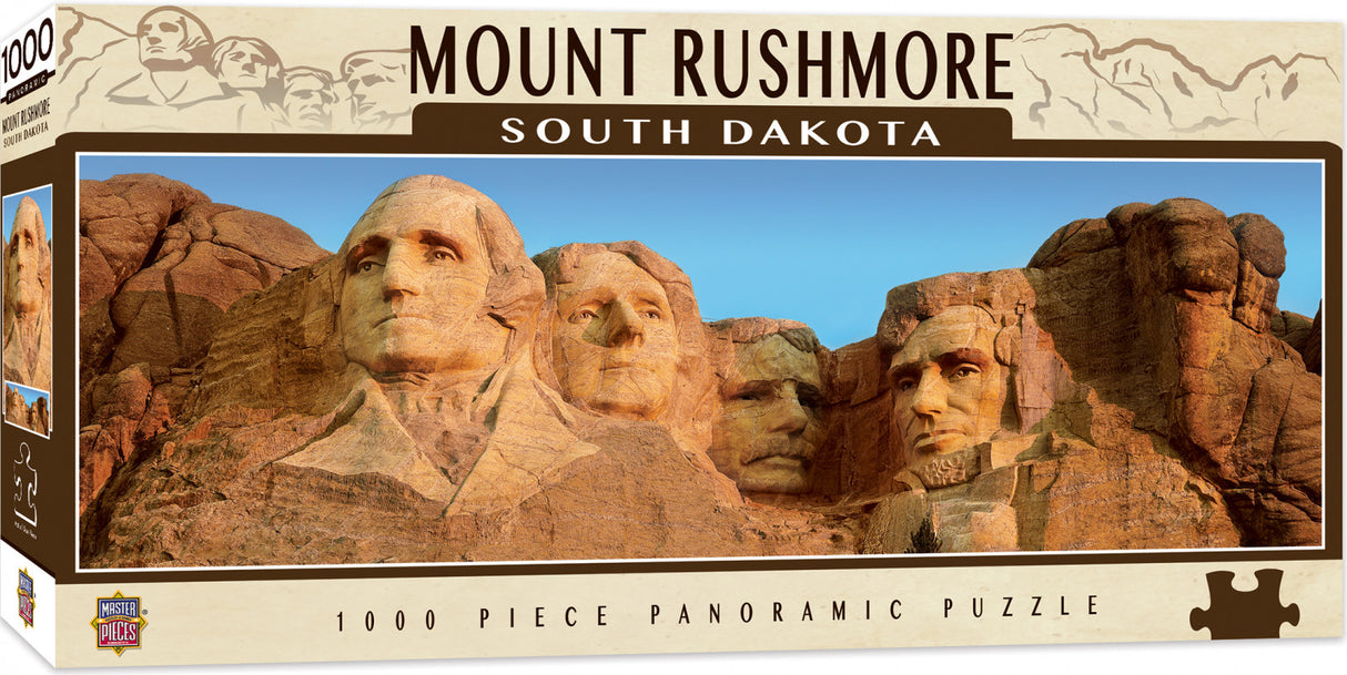 Masterpieces Puzzle City Panoramic Mount Rushmore Puzzle 1,000 pieces