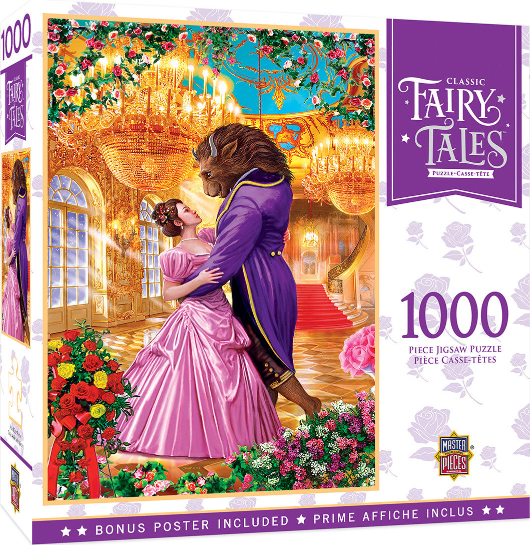 Masterpieces Puzzle Classic Fairy Tales Beauty and the Beast Puzzle 1,000 pieces