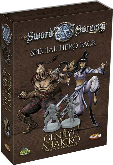 Sword & Sorcery - White/Black Monk (Genryu/Shakiko) Hero Pack