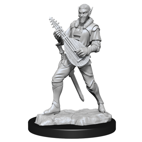 Critical Role Unpainted Miniatures Pallid Elf Rogue and Bard Male