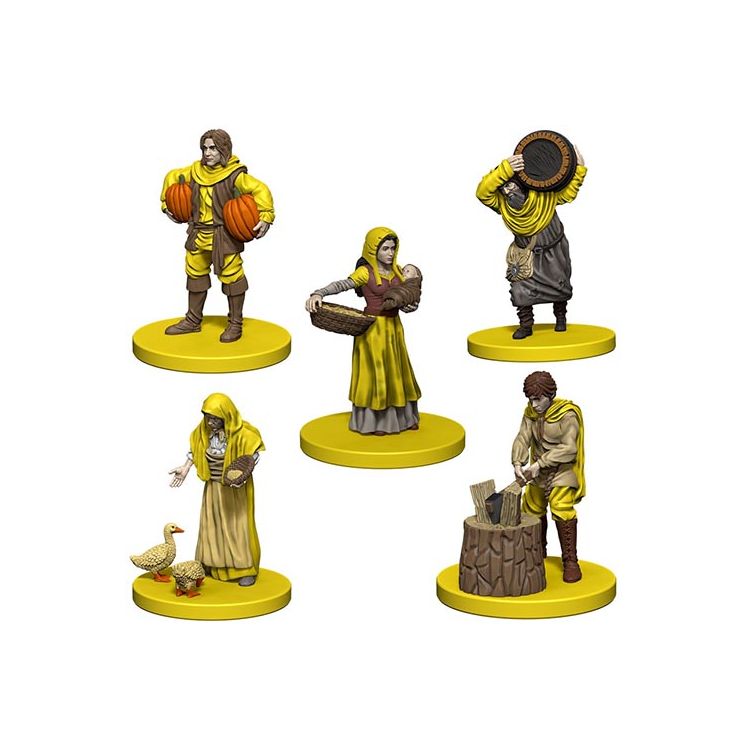 Agricola Game Pieces: Yellow