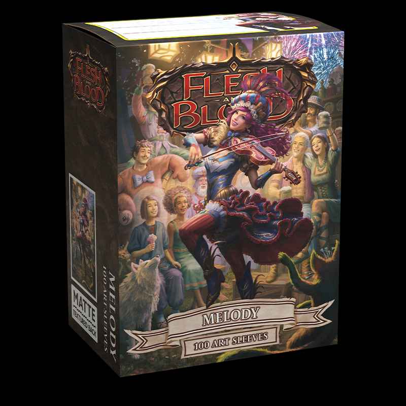 Sleeves - Dragon Shield - Box 100 - Matte Art - Flesh and Blood Melody