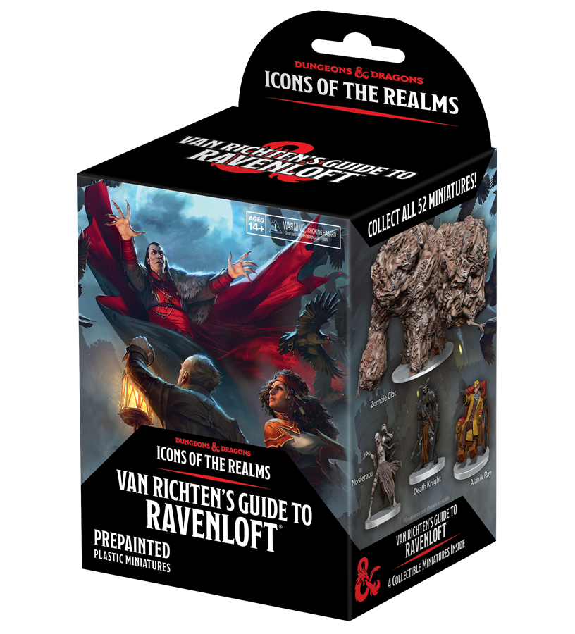 D&D Icons of the Realms Miniatures Van Richtens Guide to Ravenloft (8) Booster Brick