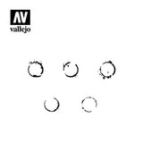 Vallejo Stencils - AFV Markings - Drum Oil Markings